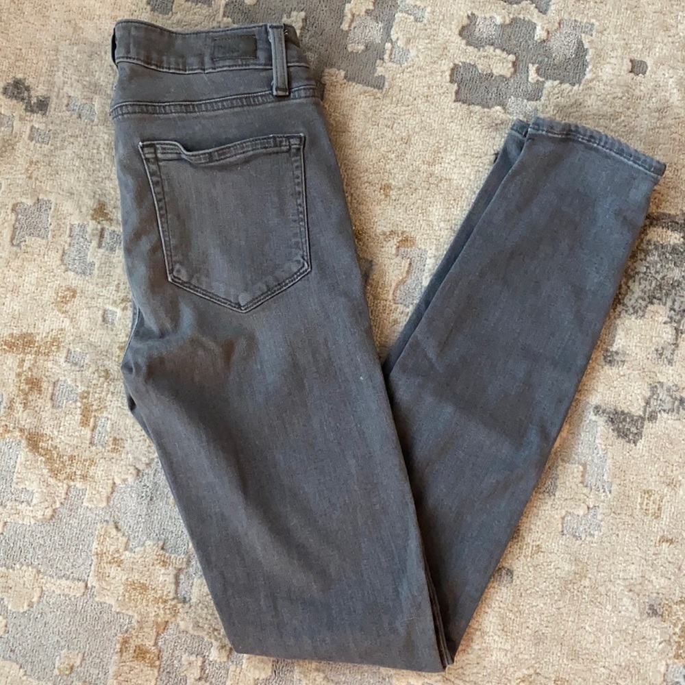 PAIGE Grey Denim Skinny Jeans